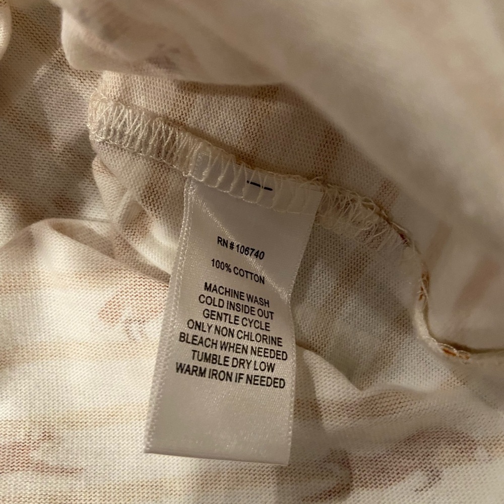 NWOT Serengeti Size L Mustard Stripe Red Fox Long Sleeve Crew Neck Tee Shirt - Picture 11 of 11